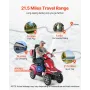 VEVOR Heavy Duty 4-Wheel Mobility Scooters for Seniors & Adults, 500lbs Capacity, 35 KM 3-Speed Long Range, 1000W All Terrain El