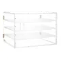 VEVOR Bakery Display Case, 4-Tier Commercial Countertop Pastry Display Case, Clear Acrylic Bread Box for Kitchen, Party Cake Cab