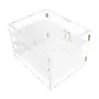 VEVOR Bakery Display Case, 4-Tier Commercial Countertop Pastry Display Case, Clear Acrylic Bread Box for Kitchen, Party Cake Cab
