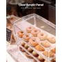 VEVOR Bakery Display Case, 3-Etagers Commercial Bordplade Udstillingsvindue, Klar Akryl Brød Box til køkken, Party Cab Cab