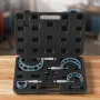 VEVOR 4 PCS Micrometer Set, 0–1/1–2/2–3/3–4 in Machinist Outside Micrometer, Ultra-Precision Accuracy, Professional Machinist To
