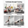 Power Cage Squat Rack, Home Gym Power Rack med justerbar højde