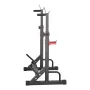VEVOR Power Cage Squat Rack, Home Gym Power Rack with Adjustable Height & Width, Strength Training Workout Equipment with Barbel