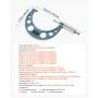 VEVOR 6 PCS Micrometer Set, 0-1/1-2/2-3/3-4/4-5/5-6/in Machinist Outside Micrometer, Precision Accuracy, Professional Machinist 