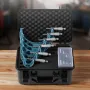 6 PCS Micrometer Set, 0-1/1-2/2-3/3-4/4-5/5-6/in Machinist Outside Micrometer, Precision Accuracy, Professional Machinist Tools 