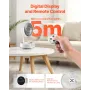 20,3 cm bærbar foldbar genopladelig oscillerende blæser, 3-i-1