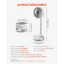 20,3 cm bærbar foldbar genopladelig oscillerende blæser, 3-i-1