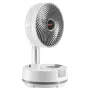 20.3 cm Portable Foldable Rechargeable Oscillating Fan, 3-in-1 Battery Operated with Remote Control, Quiet Desk/Table Pedestal F