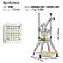 Commercial Vegetable Fruit Chopper 1.3 cm Blade Heavy Duty Professional Food Dicer Kattex French Fry Cutter Onion Slicer Stainle