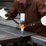 Pop Rivet Gun Kit, with 230 Blind Rivets, Two-Handed Riveter with 5 Interchangeable Nosepieces, 5 Drill Bits, and a Carrying Cas