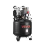 VEVOR 30L Air Compressor, 1.5KW 113L/min at 6.2 Bar Air Compressors, Max 10 Bar Pressure Oil-Free Compressor Tank for Auto Repai