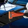 Pop Rivet Gun Kit, with 200 Blind Rivets, Heavy Duty Single Hand Riveter with 4 Interchangeable Nosepieces, 4 Drill Bits, and a 