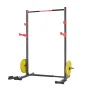 VEVOR Power Cage Rack, Multifunctional Squat Rack for Home Gym, Width-Adjustable Workout Strength Training Equipment with 6 Band