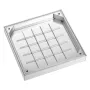 Manhole Cover with Frame, 400 x 400mm Invisible Recessed Septic Tank Access Covers, Aluminum Alloy Embedded Drain Channel Inspec
