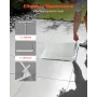 Manhole Cover with Frame, 500 x 500mm Invisible Recessed Septic Tank Access Covers, Aluminum Alloy Embedded Drain Channel Inspec