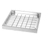VEVOR Manhole Cover with Frame, 500 x 500mm Invisible Recessed Septic Tank Access Covers, Aluminum Alloy Embedded Drain Channel 