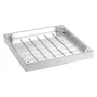 Manhole Cover with Frame, 500 x 500mm Invisible Recessed Septic Tank Access Covers, Aluminum Alloy Embedded Drain Channel Inspec