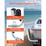 Boat Trailer Guides, 470 mm/520 mm Height Adjustable Trailers Guide, 2PCS Thickened High-Duty Steel Trailer Guide-Ons with Smoot