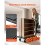 Foldable Push Cart Dolly, 149.69 kg Capacity, Folding Platform Truck with Swivel Wheels, Moving Platform Hand Truck Flatbed Cart