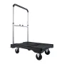 Foldable Push Cart Dolly, 149.69 kg Capacity, Folding Platform Truck with Swivel Wheels, Moving Platform Hand Truck Flatbed Cart