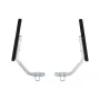 Boat Trailer Guides, 30 mm Adjustable Width Trailers Guide, 2PCS High-Hardness Steel Trailer Guide-Ons with Thick Support Pads, 