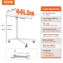 Mobile Standing Desk, 28,5 "-44,2" Gas-forår Højde Justerbar