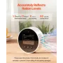 Radon Detector for Home, 3.3Bq/m³ to 37kBq/m³, Portable Battery Powered Radon Meter & Air Quality Monitor, Color Display, Long-T
