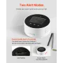 Radon Detector for Home, 3.3Bq/m³ to 37kBq/m³, Portable Battery Powered Radon Meter & Air Quality Monitor, Color Display, Long-T