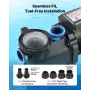 poolpumpe, 550W, 14.000 L/H Max Flow Enkelthastigheds