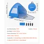 Beach Tent Sun Shelter for 2 Person, UPF 50+ Protection, Portable Sun Shade Canopy with Carrying Bag & Sand Pockets, Lightweight