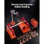 VEVOR Turning Rolls Linkage Roller, 1000 kg Load Capacity, 50-600 mm Diameter Adjustable, PU Rollers, Pipe Tank Turning Rolls Li