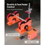 VEVOR Turning Rolls Linkage Roller, 1000 kg Load Capacity, 50-600 mm Diameter Adjustable, PU Rollers, Pipe Tank Turning Rolls Li