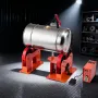 Turning Rolls Linkage Roller, 1000 kg Load Capacity, 50-600 mm Diameter Adjustable, PU Rollers, Pipe Tank Turning Rolls Linkage 