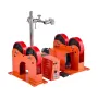 Turning Rolls Linkage Roller, 1000 kg Load Capacity, 50-600 mm Diameter Adjustable, PU Rollers, Pipe Tank Turning Rolls Linkage 