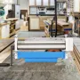 Slip Roll Machine, 12.6 inches Forming Width in 20 Gauge Capacity, Sheet Metal Slip Roller Rolling Bending Machine, with 2 Detac