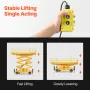 6 L Hydraulic Power Unit, Single Acting Dump Trailer Pump, 22 MPa Max Relief Pressure & 3.4 L/min Flow Rate, DC 12V Hydraulic Pu