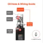 6 L Hydraulic Power Unit, Single Acting Dump Trailer Pump, 22 MPa Max Relief Pressure & 3.4 L/min Flow Rate, DC 12V Hydraulic Pu