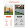 Wood Privacy Hegn, 38" B x 42" L, 2-panels Lamell Air Condition