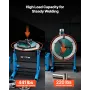 Rotary Welding Positioner, 200 kg Load Capacity, -45° to 90° Tilt Angle Welding Positioner Turntable Table, 0.5-5 RPM Speed Cont