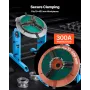 Rotary Welding Positioner, 200 kg Load Capacity, -45° to 90° Tilt Angle Welding Positioner Turntable Table, 0.5-5 RPM Speed Cont