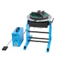 Rotary Welding Positioner, 200 kg Load Capacity, -45° to 90° Tilt Angle Welding Positioner Turntable Table, 0.5-5 RPM Speed Cont