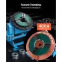 Rotary Welding Positioner, 500 kg Load Capacity, -45° to 90° Tilt Angle Welding Positioner Turntable Table, 0.2-2 RPM Speed Cont