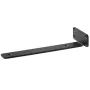 Shelf Bracket, 6”L x 4”W x 1.6”H 6 Pcs, Heavy Duty Floating Shelf Brackets, Brackets for Shelves, 5mm Thick Matte Black L Shelf 