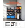 opbevaringshylder, 3000 lbs, 5 etagers kraftige garagehylder
