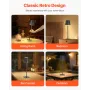 Cordless Table Lamp, 2-Pack, 5200mAh Built-in Rechargeable Battery Desk Lamp, 3 Color Stepless Dimming Up, 3000-6500K Color Temp