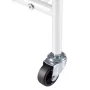 3-Section Laundry Sorter Cart with Ironing Board, Laundry Hamper with Heavy Duty Lockable Wheels and 3 Removable Bag, Rolling La