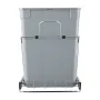Pullout Trash Can for Kitchen Cabinets, Double Under Sink Garbage Waste Recycling Bin, Under Mount Waste Container, with Heavy D