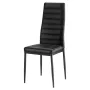 Modern Dining Room Accent Chairs Set of 6, Upholstered Leather Side Chair for Dining Tables, Space-Saving Kitchen Table Chair wi