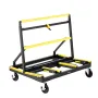 VEVOR Drywall Cart Dolly, 816 kg Load Capacity, Steel Panel Dolly with 4 Swivel Casters & Expandable Deck, Foldable Panel Truck 