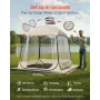 Pop up-sportstelt, 1,83x1,83 m klart bobletelt til 2-4